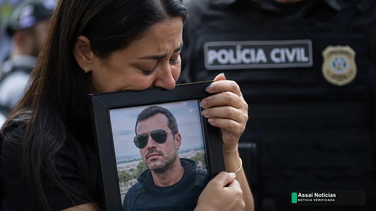 Helicóptero da Polícia Civil em operação policial no Rio de Janeiro