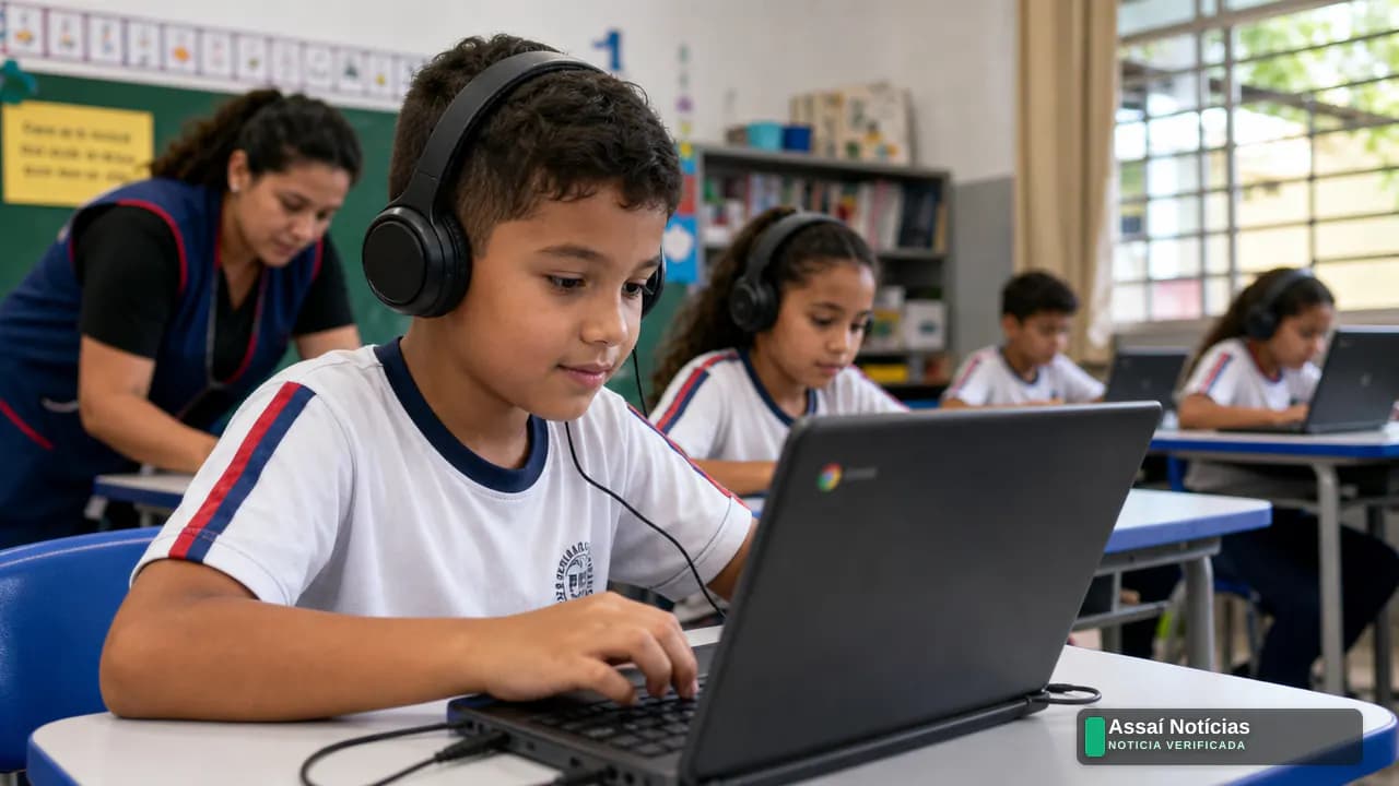 Alunos do ensino fundamental de escola municipal de Londrina participam de atividade pedagógica após premiação estadual