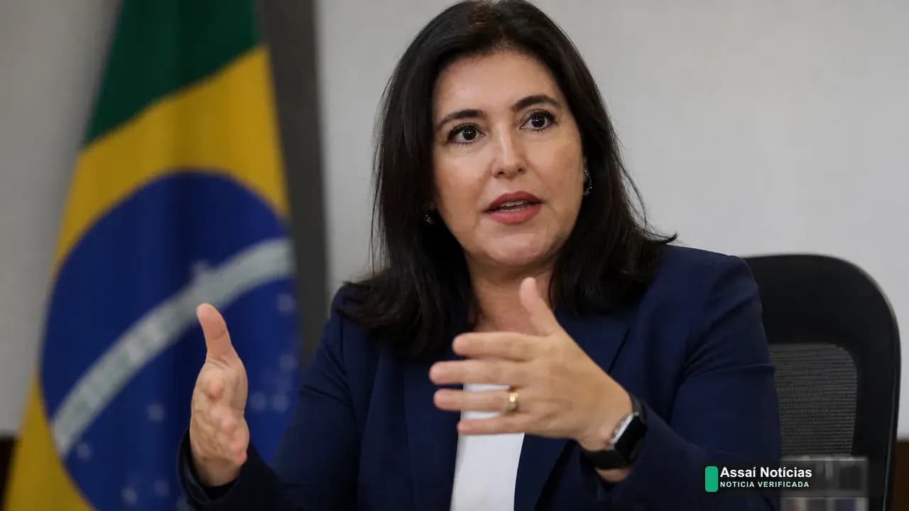 Simone Tebet em entrevista de Bastidores CNN durante debate sobre segurança pública e maioridade penal
